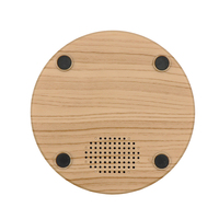 Base de veilleuse 3D à changement de couleur 7 avec minuterie multifonctionnelle lecteur de carte TF enfichable ABS haut-parleur de musique BT pour salon