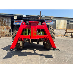 Cargador de Troncos con Garra para Madera, Certificado TUV CE, para Manipulación <span class=keywords><strong>Forestal</strong></span>, 6m, Enganche de Tres Puntos, Grúa para Troncos con Pata Hidráulica para Tractor - Product Image 3