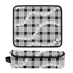 Nouveauté : Organisateur portable personnalisé avec imprimé Puakenikeni Lei, fer à friser 2-en-1, sac de voyage pour outils capillaires avec poignée - Product Image 3