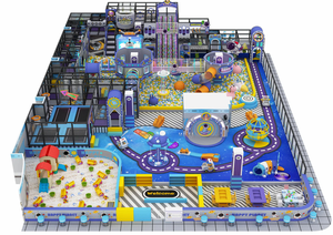 Juego de patio interior personalizado con tobogán LED y piscina de bolas para niños, parque de atracciones y centro comercial, equipo de juego - Product Image 3