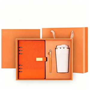 Regalos IStapromo, Juego de Regalo de Cuaderno Portátil Elegante y Premium con Diseño Personalizado, con Bolígrafo y Taza Térmica para Reuniones Empresariales - Product Image 1