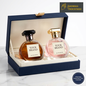 Coffret cadeau de 2 parfums pour femmes avec flacons de 50 ml d'Eau de Parfum, fabrication sur mesure, emballage à marque privée, vente en gros - Product Image 3