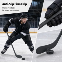 Bâtons de hockey en fibre de carbone de qualité compétition, légers, tailles Sr, Jr, Int pour les matchs d'équipe, l'entraînement et la pratique