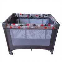 Parc pour bébé pliable et portable, confortable, multifonctionnel, lit de couchage et table à langer, en tissu durable pour chambre et salon
