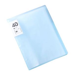 A4 Clear Sleeves 40 Pocket Presentation Book Plastic Sleeves 2 Pcs Binder Sheet Protectors Portfolio Book <b>Folder</b> Display - Product Image 1