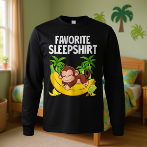 Pijama de Manga Larga con Diseño de Mono para Niños y Jóvenes - Product Image 3