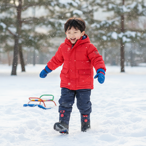 OZKIZ Korean Kids 703 Anti-Slip Boots Fashionable Winter Wear for Boys 2-7 Years Wholesale - Product Image 3