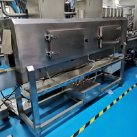 Machine de thermosoudage automatique à tunnel de vapeur pour étiquettes en PVC, bouchons de bouteilles, film rétractable avec bande transporteuse