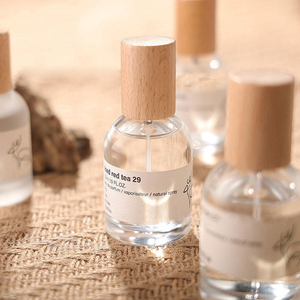 Hot Sale OEM 50ml 30ml <b>Empty</b> Clear Round Glass Perfume Bottle with Lid and <b>Gift</b> <b>Box</b> Cylinder Shape Pump Sprayer Sealing Type - Product Image 5