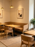 Produit phare : Chaises de salle à manger en bois massif de style italien, luxe léger, pour hôtels et salles de conférence