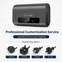 Chauffe-eau électrique OEM personnalisé pour usage domestique, 3500W, 50L-100L, à réservoir plat, avec contrôle WIFI et conversion de fréquence