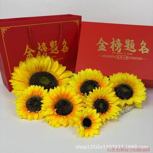 Fleurs artificielles Qiye Tournesol en soie 27cm 18cm 15Acm 15Bcm 13Acm 13Bcm 10cm 7cm Décorations de fêtes Accessoires de photographie - Product Image 1