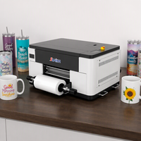 Machine d'impression UV DTF avec alarme de manque d'encre pour verre, bois, métal, pour la personnalisation créative de produits