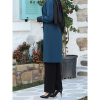 Ensemble deux pièces respirant et léger pour le Ramadan à Dubaï, vêtements islamiques tendance, tunique turque musulmane décontractée, abaya, costume