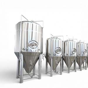 Meilleur Prix Équipement de brassage de bière en acier inoxydable à double enveloppe isolante 5Bbl 7Bbl 10Bbl ISO UL CE - Product Image 2