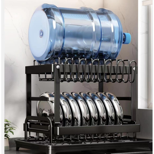 Gran oferta, <span class=keywords><strong>de</strong></span> 2 niveles <span class=keywords><strong>de</strong></span> cocina <span class=keywords><strong>de</strong></span> Metal estante <span class=keywords><strong>de</strong></span> almacenamiento, encimera, <span class=keywords><strong>fregadero</strong></span>, organización, <span class=keywords><strong>escurridor</strong></span> <span class=keywords><strong>de</strong></span> secado <span class=keywords><strong>de</strong></span> <span class=keywords><strong>platos</strong></span> con estante montado en la pared, almacenamiento <span class=keywords><strong>de</strong></span> ollas - Product Image 4