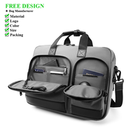 Nouveau sac pour ordinateur portable pour hommes, bandoulière, imperméable et résistant à l'usure, sac à main pour ordinateur portable
