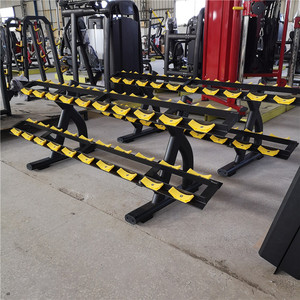 Support d'haltères commercial FF72 à deux niveaux pour salle de sport, structure en acier, équipement de fitness et de musculation - Product Image 6