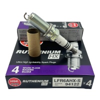 Japon Original véritable NGK ruthénium HX Performance bougie d'allumage LFR6AHX-S 94122 croix DILFR6D-11 LFR6AIX-11 IKH20TT Fortuner