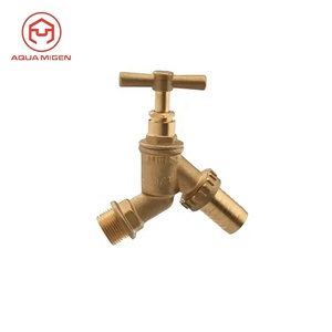 Válvulas de parada de agua de seguridad de latón para grifo de manguera de rosca externa anticorrosión - Product Image 1