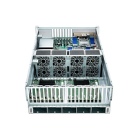 Châssis serveur 4U 8 9 GPU 4090 16x Switch Deep Learning AI Rendering Rack Server Case Platform ChatGPT Edge Computing Gaming Fan