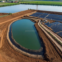 Étang à poissons Réservoir d'élevage Pvc Géomembrane Réservoirs à poissons Ferme Aquaculture Grand lac