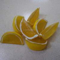 Kunstplastic Nep-Citroenschijfjes Voor Kerstversiering Fruitsimulatie Plakjes Fruit