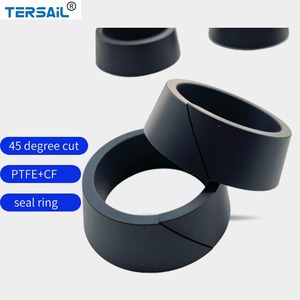 Ptfe Plus in fibra di carbonio anello guida mitra taglio 45 gradi Z a forma di PTFE pieno di rame polvere pezzo personalizzato - Product Image 2