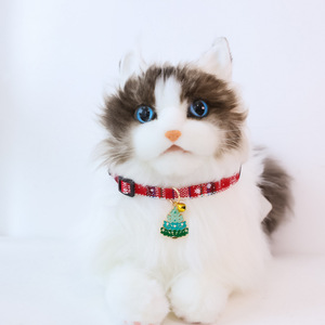 Collare per Animali Domestici con Campanello a Quadri Rossi Britannici, Decorazione Natalizia per Cani e Gatti - Product Image 6