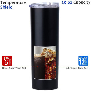 Vendible pequeño de acero inoxidable ajustados tapas claro para vasos 20oz flaco de vaso - Product Image 5