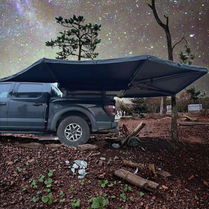 Tienda de techo para coche 4WD de 360 grados con luces LED Tela Oxford Poste de aluminio Tipo de refuerzo <span class=keywords><strong>recto</strong></span> <span class=keywords><strong>Toldo</strong></span> plegable con capacidad para 4 personas - Product Image 5