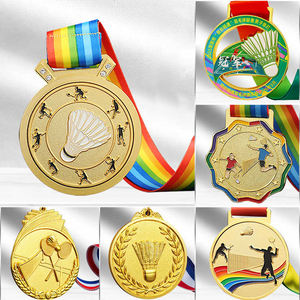Medallas Deportivas de Metal Esmaltado Duro, Impresas y Cortadas a Troquel, Personalizadas al por Mayor, para Maratones, Eventos, Carreras de Desafío - Product Image 4