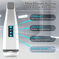 Automatische männliche saugen Mastur bator Vibrator Vagina Oral Blowjod Muschi Vakuum Masturbation Tasse Sexspielzeug Erwachsene Waren für Männer
