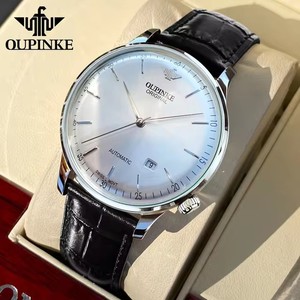 <span class=keywords><strong>Reloj</strong></span> de estilo para hombre Oupinke 3269, calendario resistente al agua, <span class=keywords><strong>reloj</strong></span> de pulsera mecánico automático analógico de marca <span class=keywords><strong>Original</strong></span> para hombre, Relojes Montre - Product Image 4