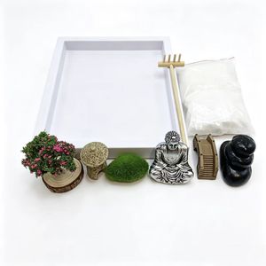 Kit <span class=keywords><strong>de</strong></span> Jardín Zen Miniatura <span class=keywords><strong>de</strong></span> Bambú para Decoración del Hogar u Oficina, con Bandeja <span class=keywords><strong>de</strong></span> Arena y Herramientas, para Yoga y Meditación - Product Image 6