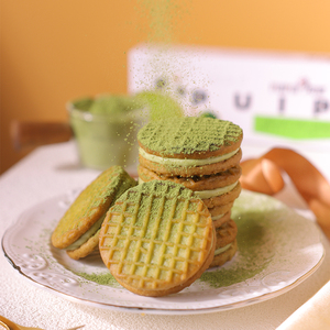 85g Matcha sô cô la flavour Ngọt Bánh Quy thực phẩm giải trí Cookie trong bao bì hộp cho đồ ăn nhẹ hoàn hảo - Product Image 3