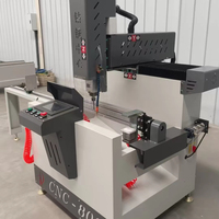 Machine de perçage et de fraisage CNC à tête simple ou double, routeur de copie pour profilés de fenêtres et de portes en aluminium