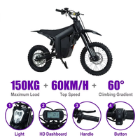 Entrepôt américain, expédition en 3 jours, 48V 1500W, moteur central, 150kg, 60N.m de couple, tout-terrain, adulte, Surron Light Bee X, moto électrique, vélo électrique