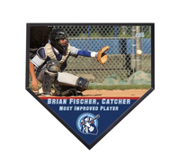 Cadre photo en bois vierge pour sublimation couleur intégrale, blanc, en forme de plaque de base de softball, 250*250*12mm, pour décoration intérieure