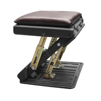 Repose-pieds pour sous le bureau au travail, réglable en hauteur, ergonomique, pliable, repose-pieds de bureau, coussin doux et amovible, tabouret de bureau