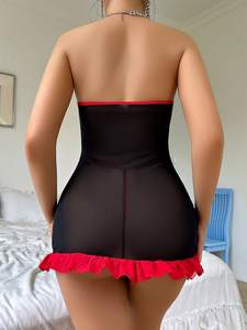 Offre Spéciale Sexy infirmière robe <span class=keywords><strong>costume</strong></span> femmes <span class=keywords><strong>adulte</strong></span> Sexy Lingerie Cosplay sous-vêtements coquine infirmière érotique Costumes femmes Mini robe - Product Image 2