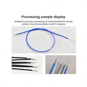 Máquina peladora y peladora de cable coaxial completamente automática, máquina peladora de cuchillas rotativas de cable blindado para arnés de cables - Product Image 5