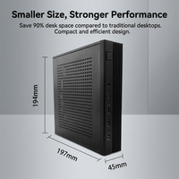 Mini PC avec processeur I3 I5 I7, prend en charge Ubuntu Linux pour les développeurs, micro PC compatible avec plusieurs systèmes d'exploitation, petit ordinateur, double écran, 6 USB
