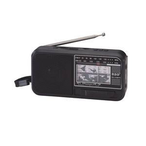 Factory Mini Portable AM FM SW Band Radio BT5.0 Solar Panel Rechargeable Flashlight <b>USB</b> TF Card Player Outdoor Audio Device - Product Image 1