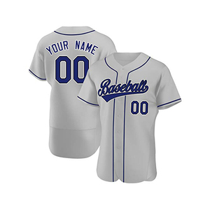 Maillot de baseball pour homme en taille plus, imprimé par transfert thermique personnalisé, respirant, uniforme de softball vierge - Product Image 6