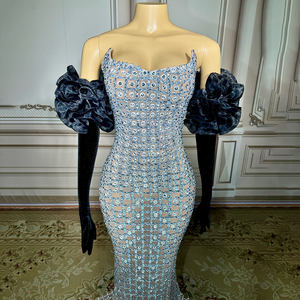 Novance y4947 בגדי אופנה יהלומים יוקרה תחפושת הריון עם שמלות ערב שמלות ערב - Product Image 2