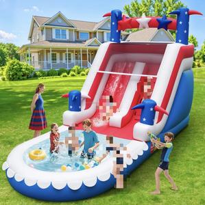 Vente en gros usine : Toboggan aquatique gonflable commercial et château aquatique <span class=keywords><strong>avec</strong></span> grande <span class=keywords><strong>piscine</strong></span>, utilisable en version humide et sèche, pour <span class=keywords><strong>location</strong></span> lors de fêtes d'anniversaire en extérieur - Product Image 3