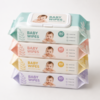 Lingettes pour bébé bio, douces et naturelles, hypoallergéniques, à base de fibres végétales, écologiques, fabriquées en usine OEM