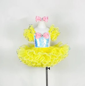 Robe de danse <span class=keywords><strong>tutu</strong></span> <span class=keywords><strong>multicolore</strong></span> pour enfants, robe de ballet pas chère, jupe <span class=keywords><strong>tutu</strong></span> bouffante pour tout-petits, entraînement de compétition, en stock - Product Image 6