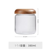 Stoples Kaca Kedap Udara ABEE Premium Texture Food-Grade Borosilicate dengan Pilihan Logo Kustom - untuk Penyimpanan Madu, Teh & Selai
